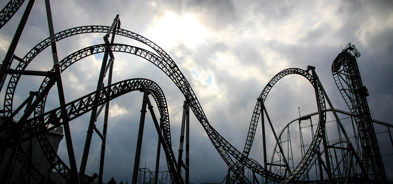 Looking through rollercoaster markets